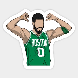 Jayson Tatum Celebration Sticker